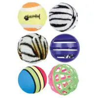 Bollar mix 6-pack kattleksak