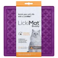 Lickimat Cat Buddy lila 20 x 20 cm
