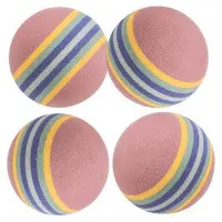 Kattleksak 4-pack bollar