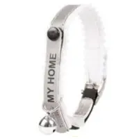 Katthalsband MyHome med reflex Vit