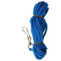 Koppel till kattsele 5 meter blått
