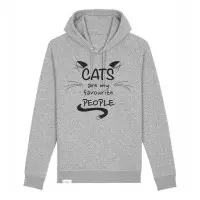 Supercat huvtröja Favourite Ljusgrå Small