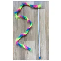 Kattleksak spö med plyschsvans