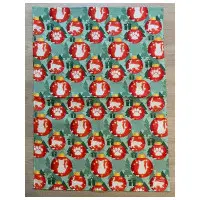 Kökshandduk Julkulor kattmotiv