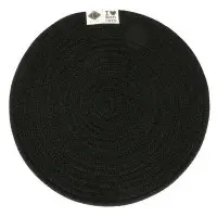 Jill underlägg rund Svart