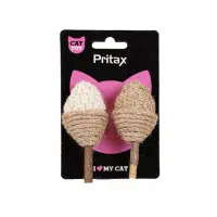 Kattleksak Natural 2-pack Kottar