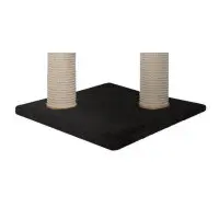 Kattens No.1 fyrkantig bottenplatta svart 50x50 cm