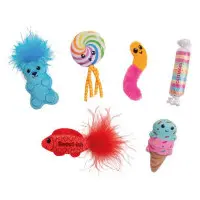 Kattleksak Sweet Treats 6-pack