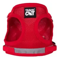 Travelcat kattsele med koppel Röd - Small