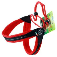 Kattsele Tre Ponti Mesh röd - Strl 1.5