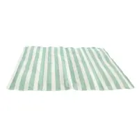Kylmatta Randig Turkos 50x90cm