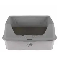 Kattlåda Stainless Steel Grå