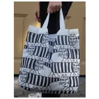 Shoppingpåse kattmotiv Lisa Larsson Mikey
