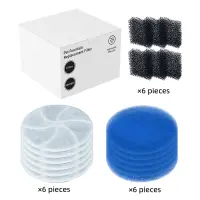 Filter Nordic Paws kattfontäner, 3x6-pack